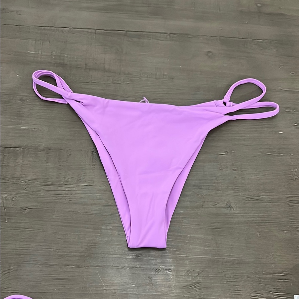 L*Space Purple Wilder Bottom Bitsy Bikini Bottom